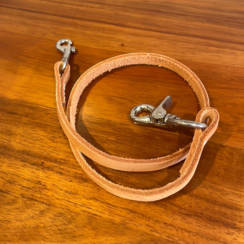 Corter brown leather wallet chain *NEW*